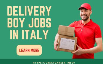 Delivery Boy Jobs in Italy